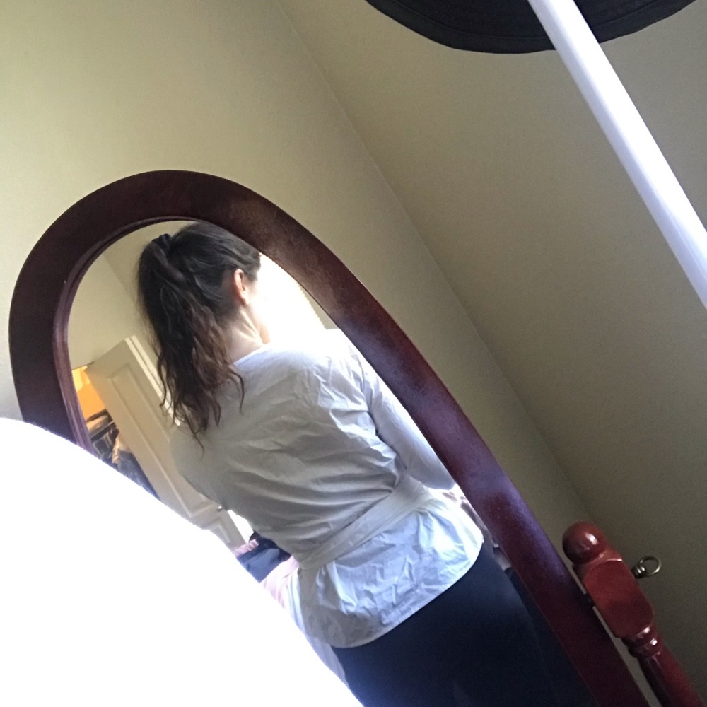 White Wrap Top - Picture 7 of 7